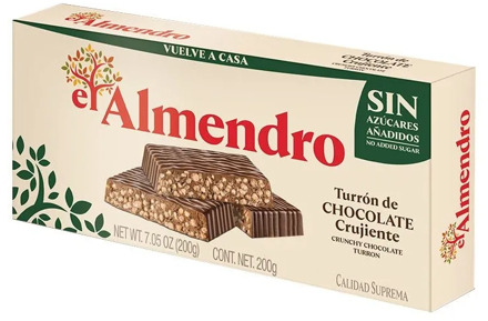 The almond crisp Chocolate nougat 200 gr supreme quality
