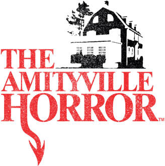 The Amityville Horror Vintage Logo Unisex Ringer T-Shirt - White/Black - L - White/Black