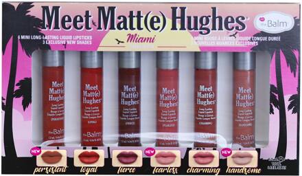 The Balm Lipstick The Balm Meet Matte Hughes Mini Kit Miami 6 x 1,2 ml