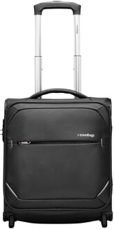 The Base Soft Trolley Underseater black zachte koffer lichtgewicht koffer Blauw - H 45 x B 35 x D 20 cm