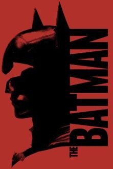 The Batman Cowl Men's T-Shirt - Red - S Rood