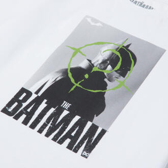 The Batman Marked Men's T-Shirt - White - 5XL Wit
