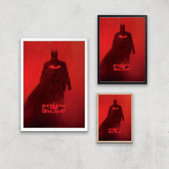 The Batman Poster Giclee Art Print - A3 - White Frame