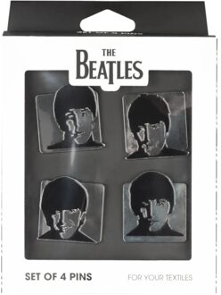 The Beatles Set Of 4 Pins