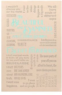 The Beautiful And Damned And Other Stories - Word Cloud Classics - F. Scott Fitzgerald