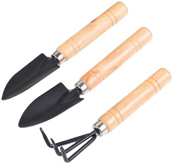 'The Best' 3 Pcs Mini Tuinieren Plant Pot Tuingereedschap Kleine Duurzame Schop Hark Spade 889