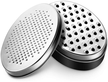 'The Best' Kaasrasp Met Voedsel Opslag Container Groente Chopper Shredder Voor Harde Zachte Kazen Keuken Benodigdheden 8 zwart