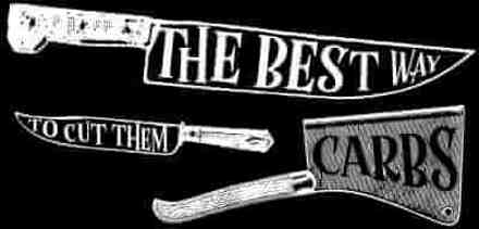 The Best Way To Cut Them Carbs T-shirt - Zwart - 5XL