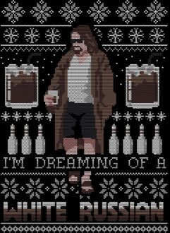 The Big Lebowski I'm Dreaming Of A White Russian T-Shirt - Zwart - 5XL