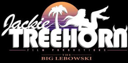 The Big Lebowski Treehorn Logo Dames T-shirt - Zwart - XL