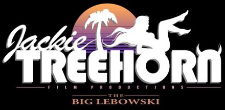 The Big Lebowski Treehorn Logo T-shirt - Zwart - 5XL