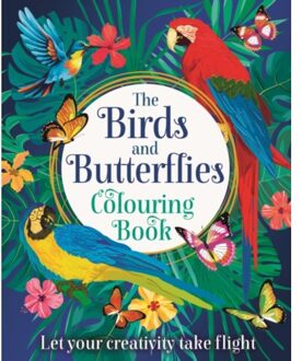 The Birds And Butterflies Colouring Book - Arcturus Creative Colouring - Tansy Willow