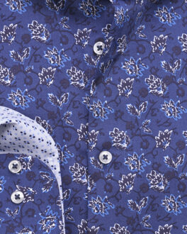 The blueprint casual overhemd met lange mouwen - maat M Blauw