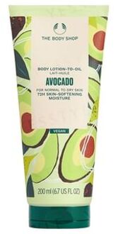 The Body Shop Avocado Body Lotion-To-Oil 200ml