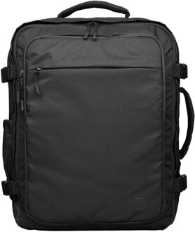 The Breeze Cabin Backpack L - 35 liter - 45 x 36 x 20 cm - 16" laptopvak - black weekendtas handbagage Zwart - H 45 x B 36 x D 20 cm
