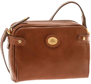 The Bridge Crossbodytas Story Donna Leer - cognac