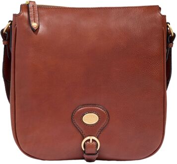 The Bridge Isadora Crossbody marrone damestas Bruin - H 28 x B 27 x D 7 cm