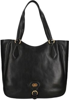 The Bridge Isadora Shopping black damestas Beige - H 30 x B 38 x D 10 cm