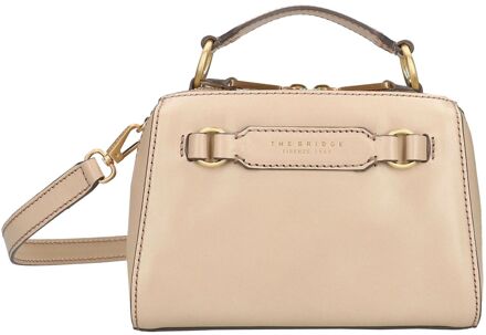 The Bridge Laura Top Handle butter handtas dames Beige - H 14 x B 20 x D 10 cm