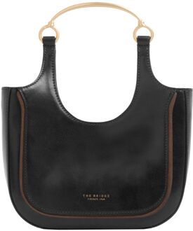 The Bridge Luce Baby Hobo nero handtas dames Zwart - H 23 x B 18 x D 6 cm