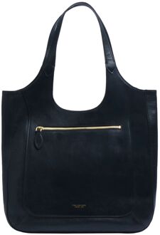 The Bridge Luce Soft Hobo nero schoudertas dames Zwart - H 37 x B 37 x D 4 cm