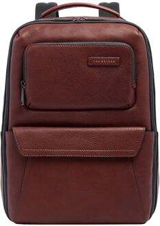 The Bridge Ludovico Backpack Underseat marrone weekendtas handbagage Bruin - H 40 x B 29 x D 20 cm