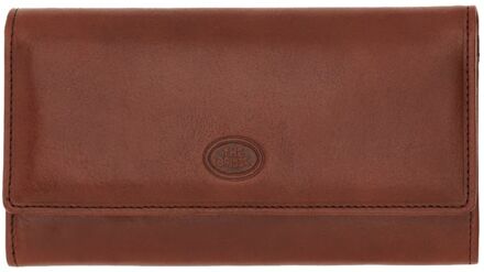 The Bridge Story Donna Wallet brown dames portemonnee Bruin - H 11 x B 18 x D 1 cm