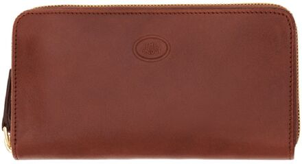 The Bridge Story Donna Wallet brown dames portemonnee Bruin - H 11 x B 18 x D 1 cm