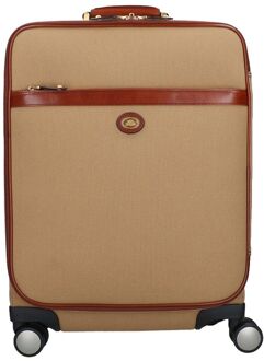 The Bridge Story Trolley natural-brown hardcase koffer Multicolor - H 75 x B 51 x D 28 cm