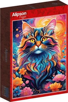 The Cat of Colors Puzzel (1000 stukjes)