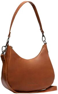 The Chesterfield Brand Alexandria Shoulderbag cognac damestas - H 19 x B 30 x D 9 cm