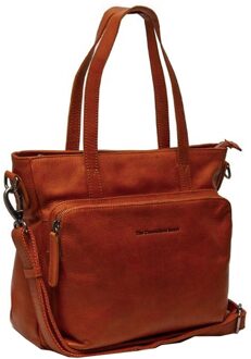 The Chesterfield Brand Alicante Shopper cognac Damestas - H 27 x B 32 x D 9