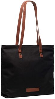 The Chesterfield Brand Alicia Washed Canvas Shopper black Zwart - H 35 x B 39 x D 12