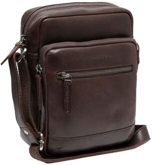 The Chesterfield Brand Amantea Shoulderbag brown damestas Bruin - H 22 x B 17 x D 6 cm
