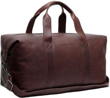 The Chesterfield Brand Conor Travelbag brown weekendtas handbagage Bruin - H 23 x B 45 x D 23 cm