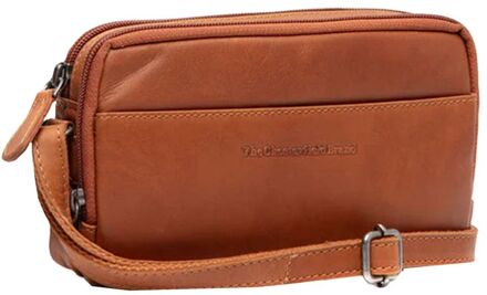 The Chesterfield Brand Ellon Shoulderbag small cognac damestas - H 12 x B 20 x D 5 cm