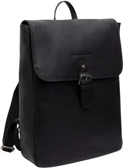 The Chesterfield Brand Farrow laptop laptop rugzak black Zwart - H 40 x B 29 x D 11 cm
