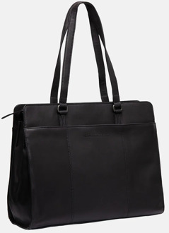 The Chesterfield Brand Fidenza laptoptas 15.6 inch black Zwart