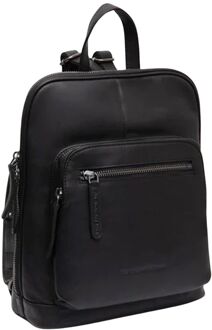 The Chesterfield Brand Floran Backpack black Zwart - H 29 x B 24 x D 10 cm