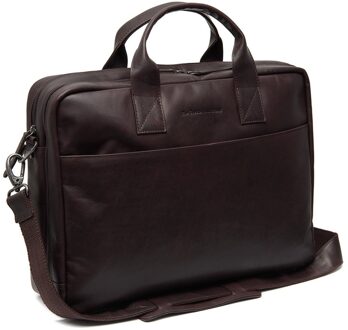 The Chesterfield Brand Frazer - Leren Laptoptas tot 15 inch - Bruin