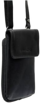 The Chesterfield Brand Langley Telephone Bag black damestas Zwart - H 20 x B 11 x D 2 cm