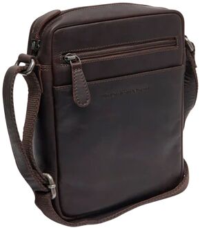 The Chesterfield Brand Laveno Shoulderbag brown damestas Bruin - H 22 x B 17 x D 6 cm