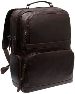 The Chesterfield Brand Lennox laptop laptop rugzak brown Bruin - H 42 x B 31 x D 13 cm