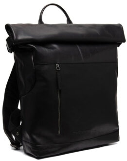 The Chesterfield Brand Liverpool Rugzak zwart backpack - H 45 x B 35 x D 11