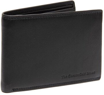 The Chesterfield Brand Lynnwood Billfold Wide black heren portemonnee Zwart