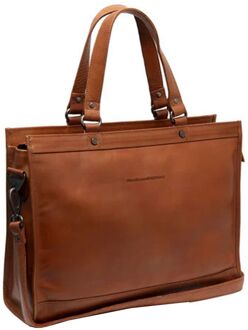 The Chesterfield Brand Manly Shopper cognac schoudertas heren - H 30 x B 40 x D 11 cm