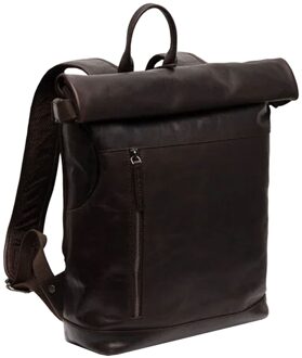 The Chesterfield Brand Mazara Rugzak bruin backpack - H 39 x B 28 x D 11