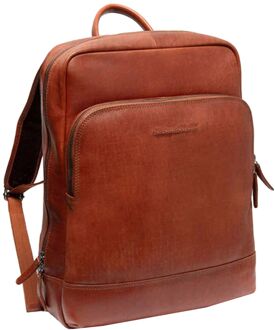 The Chesterfield Brand Nicola laptop laptop rugzak cognac - H 40 x B 30 x D 10 cm