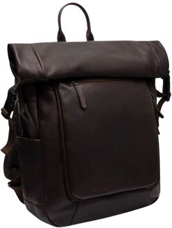 The Chesterfield Brand Remo laptop laptop rugzak brown Bruin - H 47 x B 36 x D 14 cm
