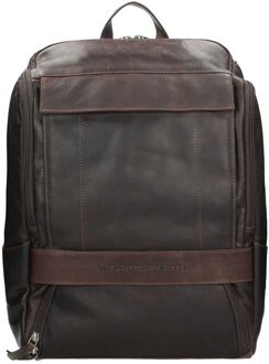 The Chesterfield Brand Rich Leren Laptop Rugtas - 15,4 inch - Bruin